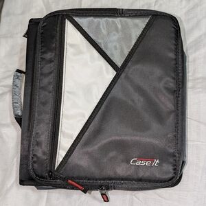 Case It Black and Gray Binder